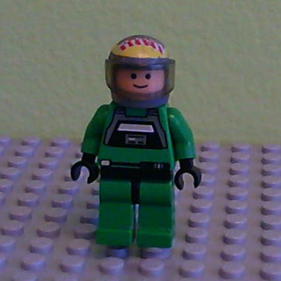 LEGO Minifigure -- Rebel Pilot A-wing (Light Flesh)-Star Wars / Star Wars Episode 4/5/6 -- SW031A -- Creative Brick Builders
